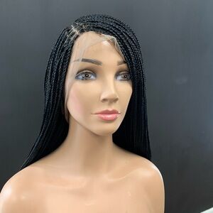 Elegant Black braided wig
Full lace 
Waist length
